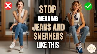 8 Trendy Jeans & Sneaker Combos To Look 10x More Chic | For Over 40+