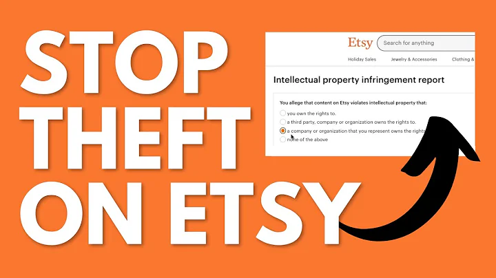 Protecting Your Etsy Products: File Copyright Infringement Report