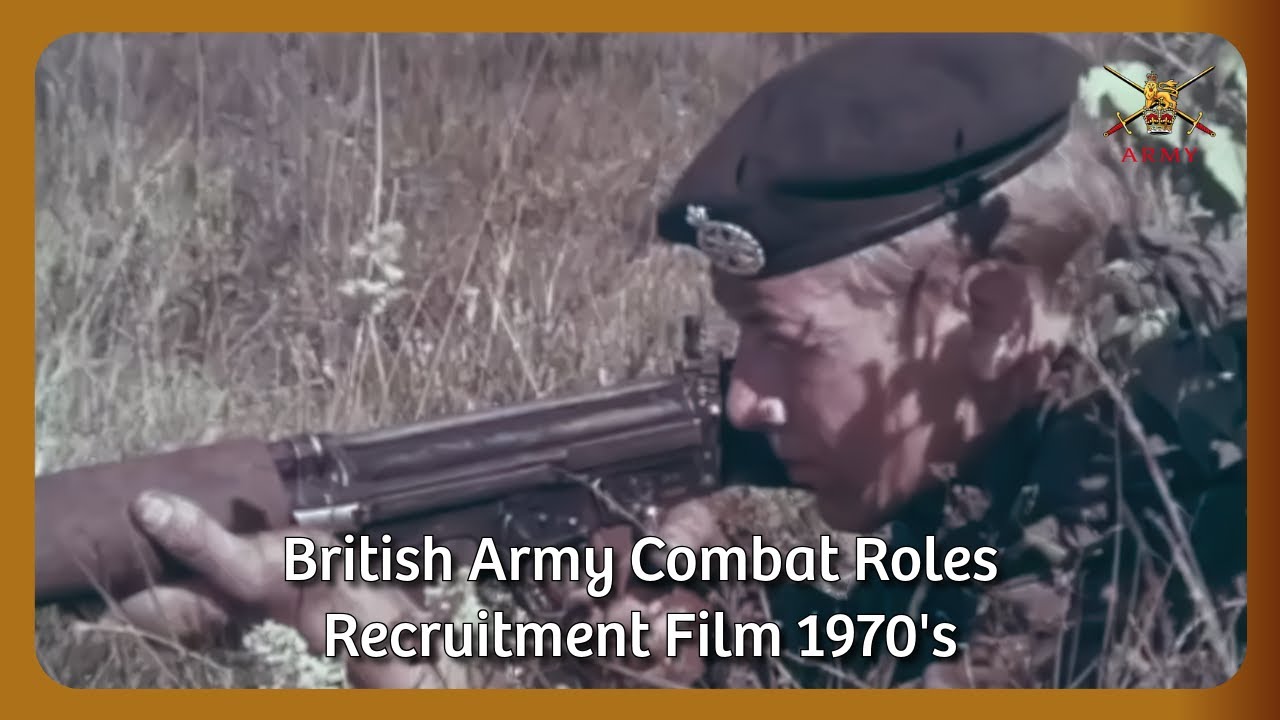 British Army Combat Roles Recruitment Film 1970's | Military
