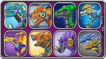 Game Lắp ráp Đồ Chơi Robot Quái Thú Dino Robot Dino Corps
