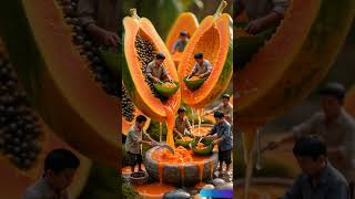 #a stylish miniature scene depicts tiny farm workers in real life #relaxingmusic