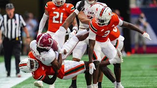 Miami Hurricanes Highlights VS Alabama