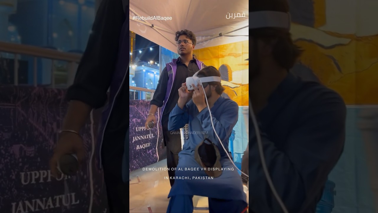 Demolition Of Al Baqee VR Displaying In Karachi Pakistan 🇵🇰 | 5 Shawal 2025 | Mir Hasan Mir