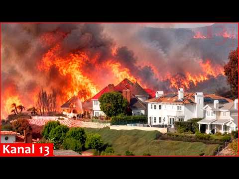 Homes destroyed by the fast-moving San Clemente wildfire in California