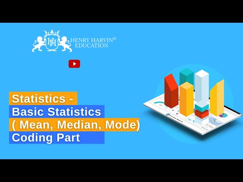 Mean, Median, Mode - Coding | Business Analytics With Python Tutorial For Beginners | Henry Harvin