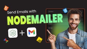 How To Create Working Contact Form with JavaScript and Nodemailer | Send Contact Form data To Gmail