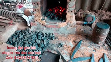 Dao rèn từ thép nhíp đỏ , lò xo tàu hỏa , thép mảnh bon và thép crv chuẩn bị sang tuần tới trả hàng