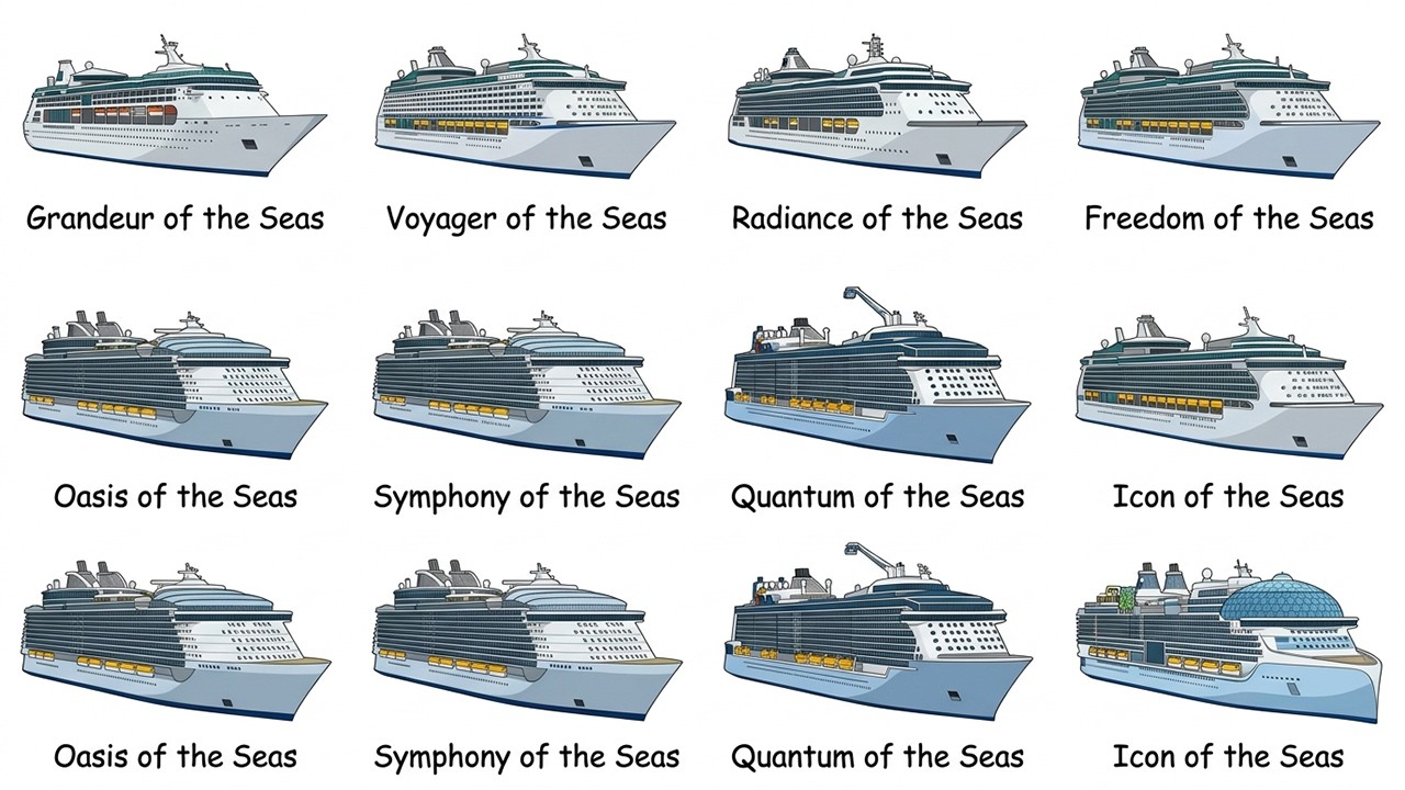 Every Royal Caribbean Cruise Ship Explained in 15 Minutes
