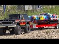 Speed Boat LAUNCH & RIP - Traxxas TRX4 & "Rock n Roll" Spartan | RC ADVENTURES