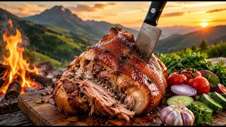 Delicious Pork Knuckle | Outdoor ASMR