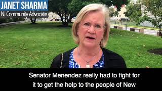 Janet Sharma Supports Senator Menendez