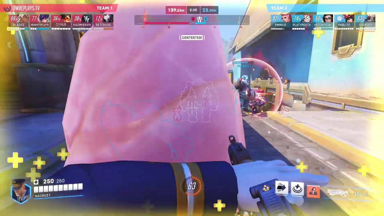 Gold 5XGD6T by XACRUZ1 — Overwatch 2 Replay 5XGD6T