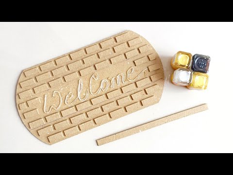 Wall Hanging Making Idea | Best Out Of Waste with Cardboard and Fabric Color | DIY Room Decor Idea