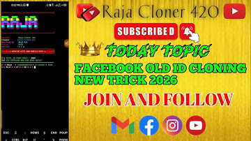 Facebook Old Id Cloning New Trick 2026 ||HOW TO CLONE FACEBOOK OLD ID 2026 METHOD||CLONING BEST TOOL