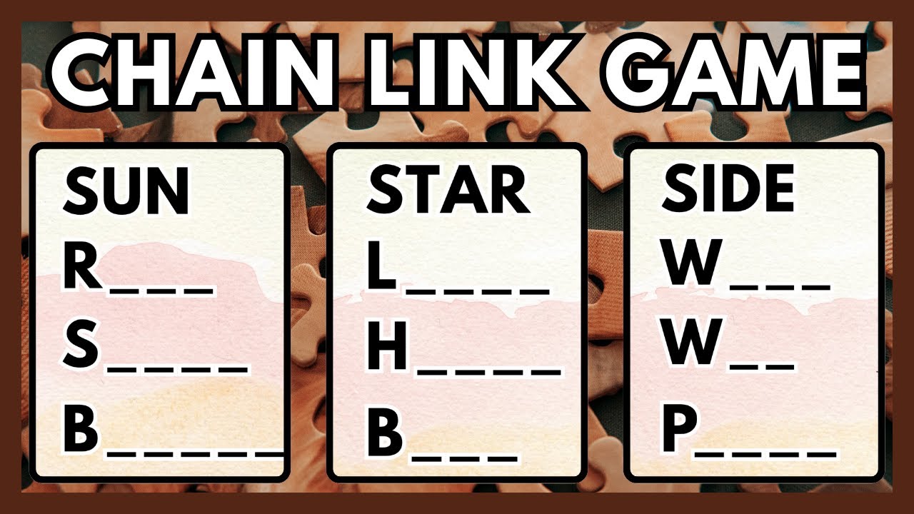 Guess the Next Word | Chain Link Game