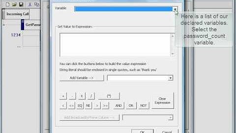 How to Setup Voicent IVR Studio - Lesson 3 Variables