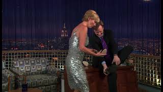 emma thompson and conan being chaotic for 30 seconds