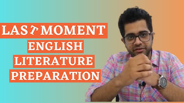 Last Moment English Literature Preparation For UGC-NET 2021