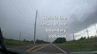5-29-25 Strong Downdraft Winds on Outflow Collisions