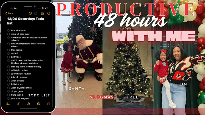 48 Hours of REALISTIC Mom Productivity | Santa Pics, Errands, Cleaning & More | VLOGMAS