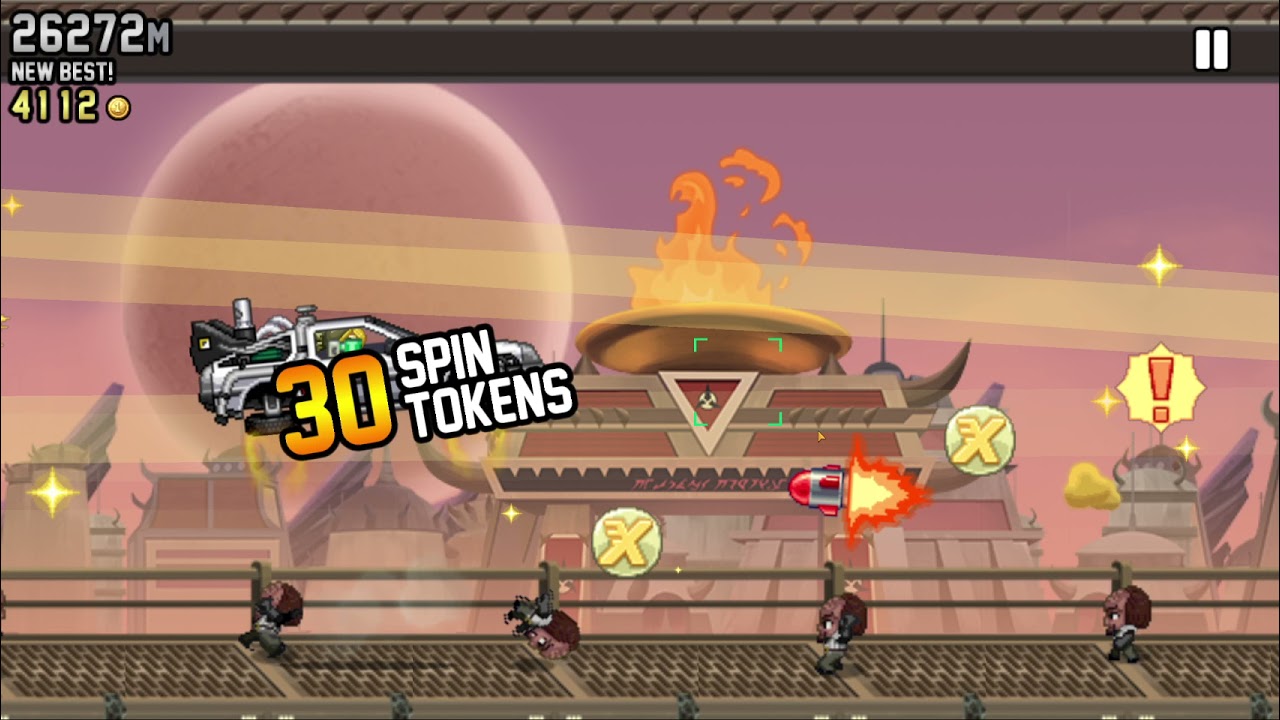 Jetpack Joyride - Invincible DeLorean Time Machine Part 2 - YouTube