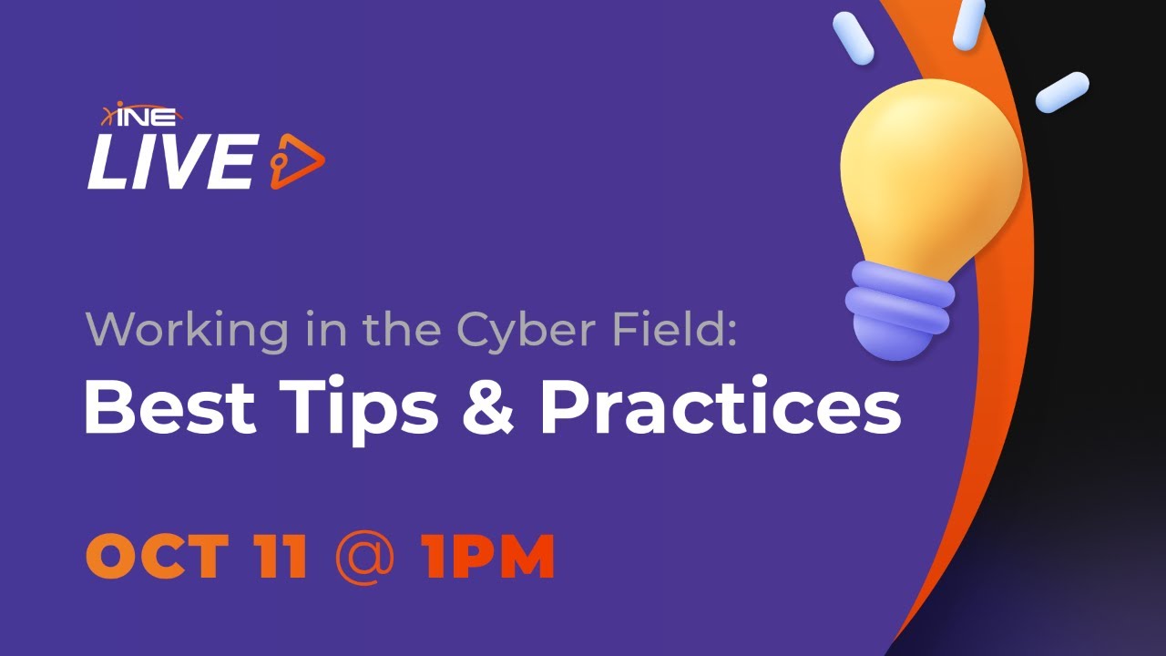 Working in the Cyber field: Best Tips & Practices - YouTube