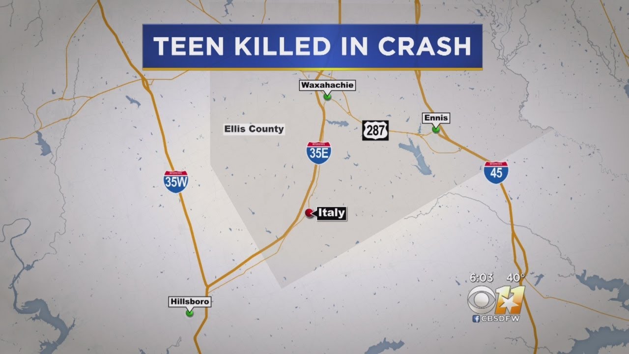 13YearOld Dead After Multiple Vehicle Accident In Ellis County YouTube