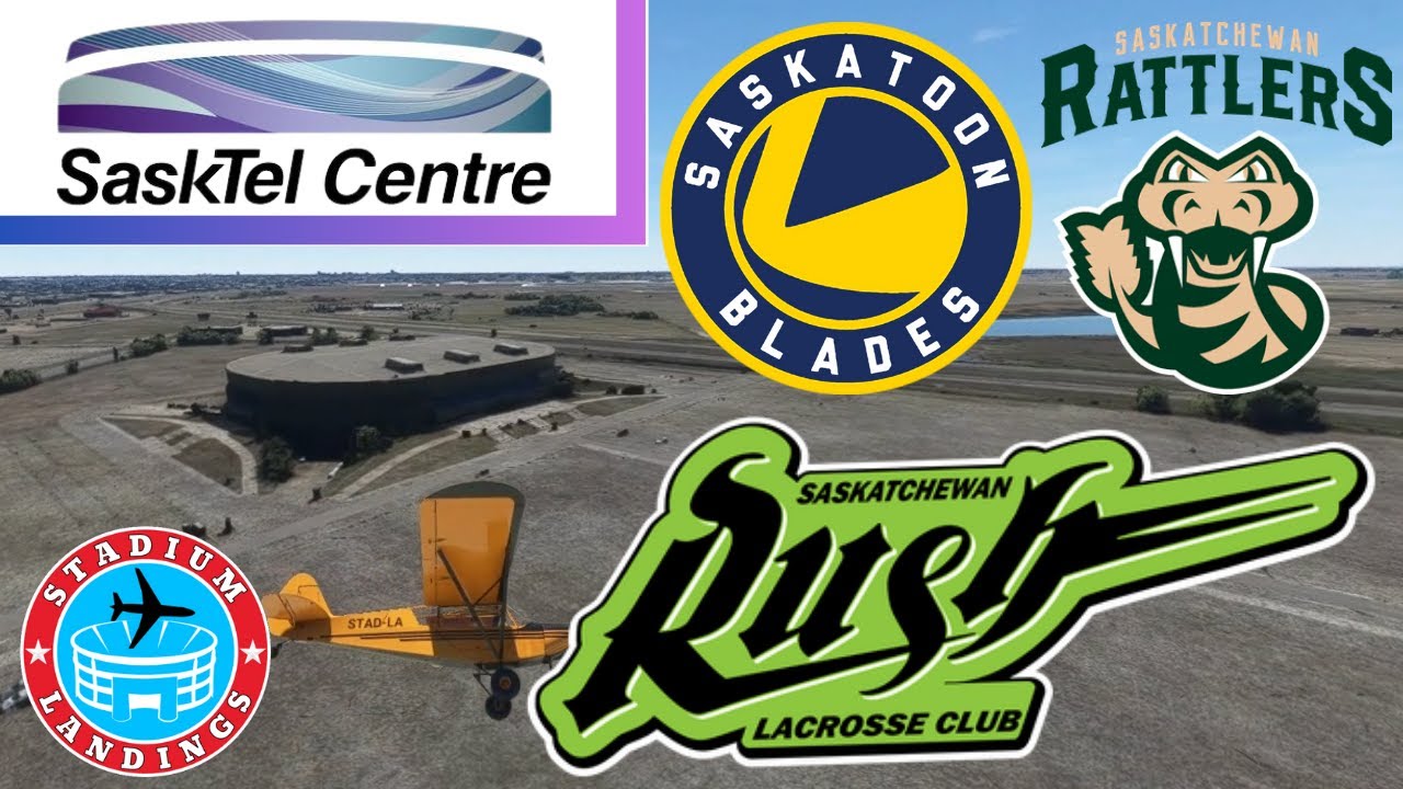 SaskTel Centre - Microsoft Flight Simulator STADIUM LANDING!