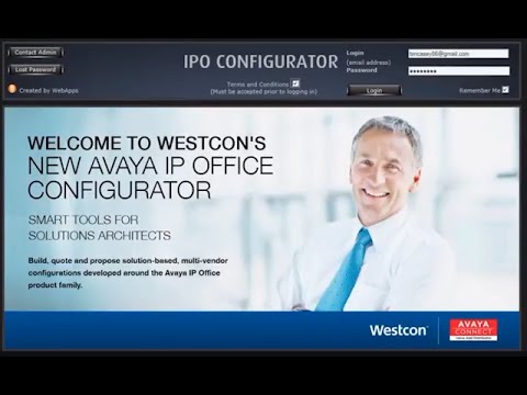 Westcon IPO Configurator Demonstration