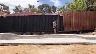 Timelapse of our Proplank Timber Batten Screening being installed