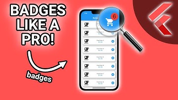 Show As Many Badges As You Want In Your Flutter App  (badges) #Flutter #AppDevelopment
