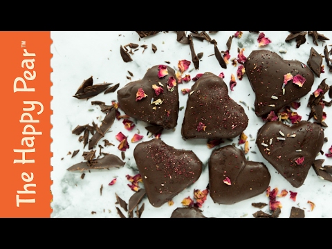 Heart Shaped Rolos - Homemade Vegan Gift    THE HAPPY PEAR