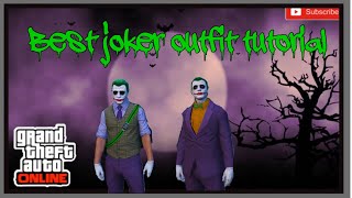 Holloween Event Best Joker Outfit Tutorial Ps4Xboxone Gta5 Online