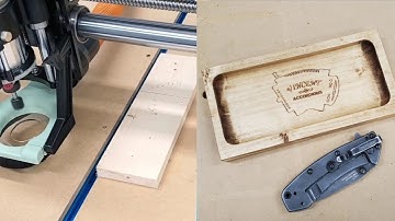 First catch all tray on my Onefinity CNC