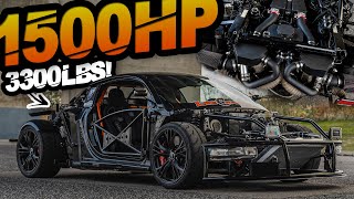 1500HP Street Legal "SuperKart" is SCARY FAST! (WRECKED Audi R8 Brought Back to Life)
