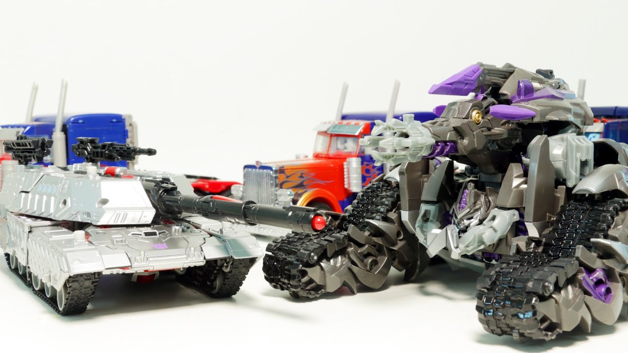 Transformers Decepticons Megatron Tank Transformation Robot Car Toys 트랜스포머  디셉티콘 메가트론 탱크 로봇 변신 동영상