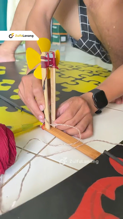 Pasang lampu layangan pakai dinamo