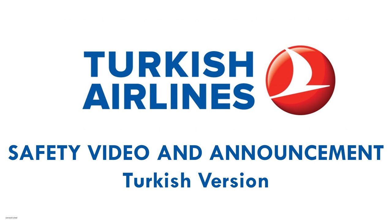 Turkish Airlines Safety Video (Turkish Announcement) Airbus A330200