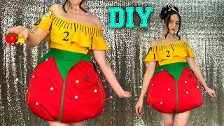 HOW TO MAKE A TOMATO PIN CUSHION HALLOWEEN COSTUME || Lucykiins