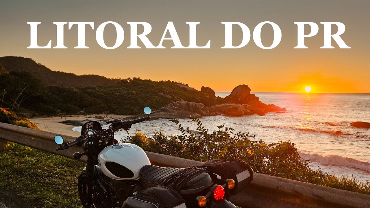 FUI CONHECER O LITORAL DO PARANÁ - HUNTER 350 - ROYAL ENFIELD