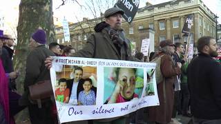 Pkg Bouabdallah, London Protest