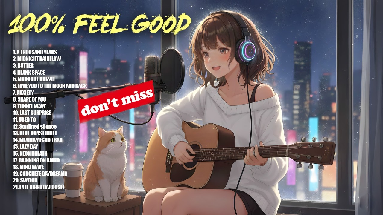 100% Feel good 🌼 songs to boost your mood ✨ Chill & Relax Songs  作業用BGM 【洋楽】