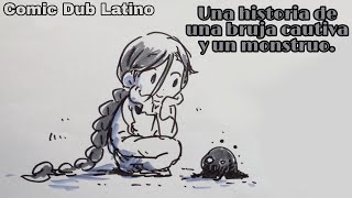 Una Brujita cautiva y un Monstruo | Comic Dub Latino - by @asayaminoru