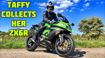 Taffy Collects Her ZX6R