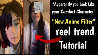 anime face filter Tutorial/instagram new Anime filter/cartoon face reflecting filter/ screenshot 4