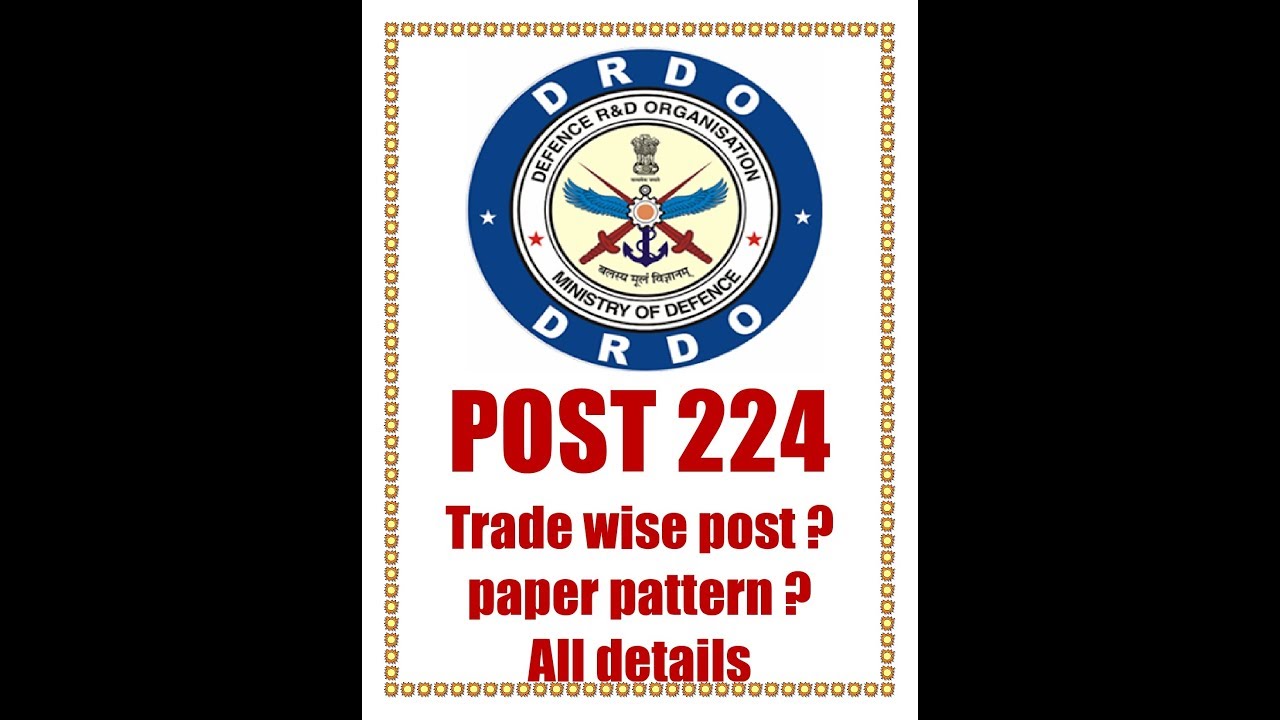 DRDO-CEPTAM Various Vacancies Online Form 2019