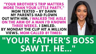 My Parents Called My Wedding A Little Party—Until My Father's Boss Recogniz... |Applewood Revenge