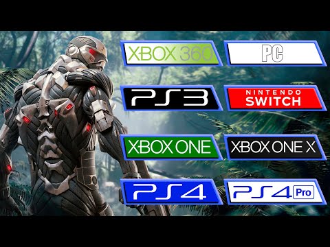 Crysis | PS3 - 360 - Switch - PS4 - Pro - ONE - ONEX - PC | All Versions Comparison