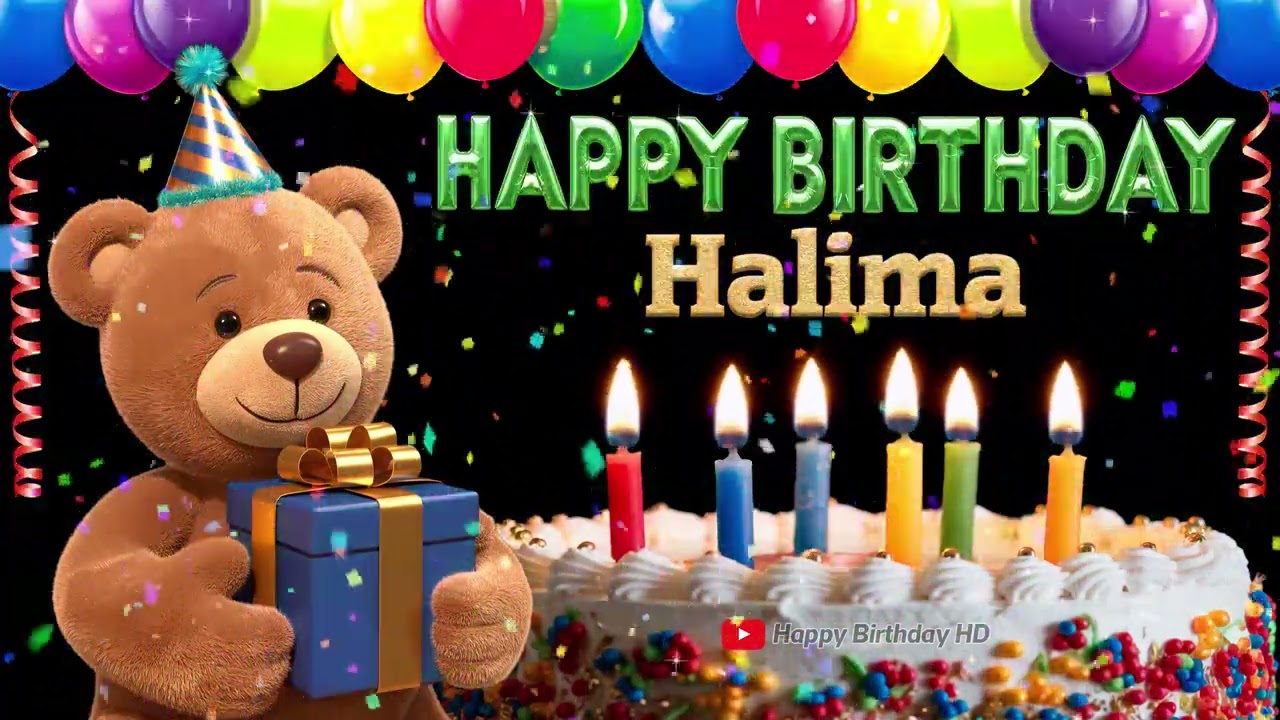 Halima Happy birthday To You - Happy Birthday song name Halima 🎁 🎂