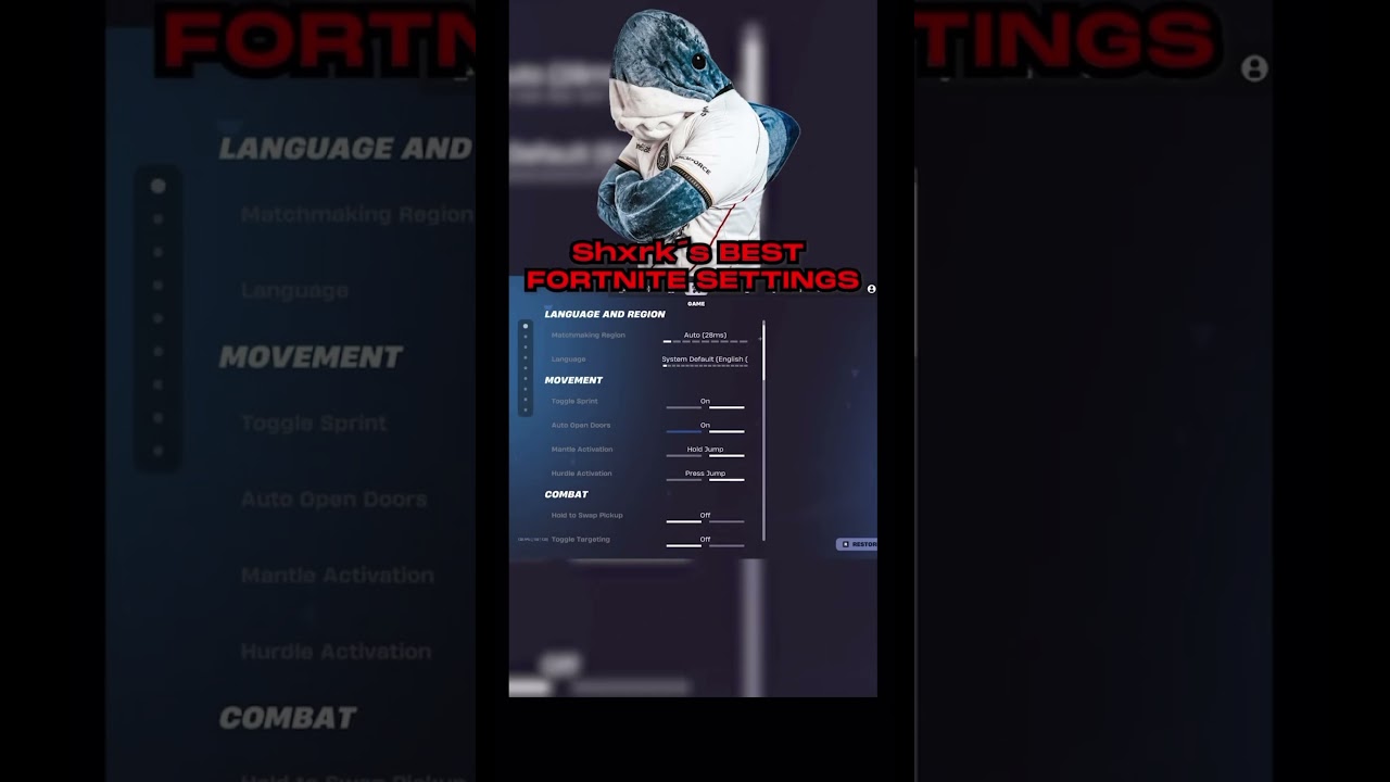 Shxrk reveals the best competitive settings👀🤯   